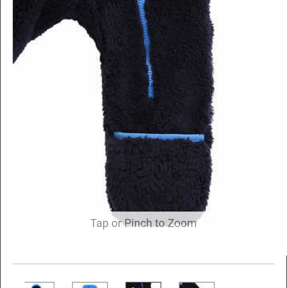 Snozu Infant 2-piece Fleece Set, jacket and snowsuit, Blue nwt, 9-12m